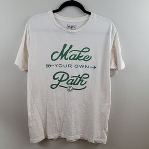 Iron and Resin cream graphic tshirt size M